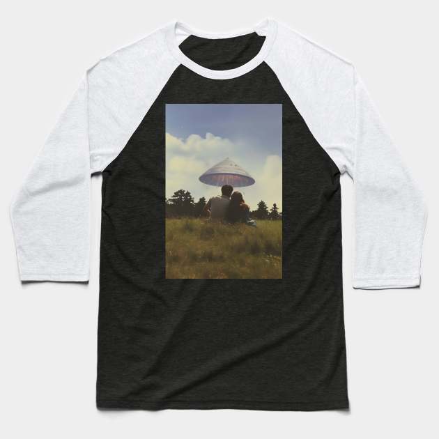 Interstellar Visitor Baseball T-Shirt by LostDevil